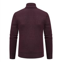 Chaqueta gruesa para hombre, cárdigan de punto con cuello levantado, cálido, para otoño e invierno - details 12