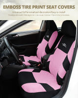 AUTOYOUTH-conjunto completo de tela de poliéster Universal, Fundas protectoras para asientos de coche, color rosa, para mujer y Niña - details 0