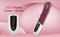 Vibrador de pene de simulación de 10 frecuencias totalmente automático con pantalla Digital, masturbador orgásmico femenino, juguete sexual para adultos - details 8