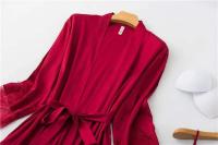 Conjunto de 2 piezas para mujer, camisón con cuello en V, ropa de dormir de seda, ropa, ropa de dormir para el hogar - details 2