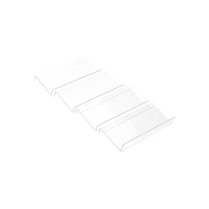 Organizador de acrílico transparente para cajones de especias, inserto de cajones de frascos de condimentos, bandeja de estante de especias de cocina para cajones (tarro no incluido) - 1