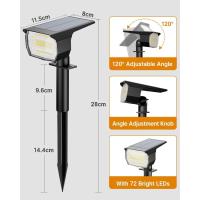 Luces Solares LED Exterior Jardin [8 Paquete/72LED], LED Exterior Solares Potente Impermeable Lampara Luz Solar Exterior Iluminacion para Suelo Exteriores, Blanco Calida - details 34