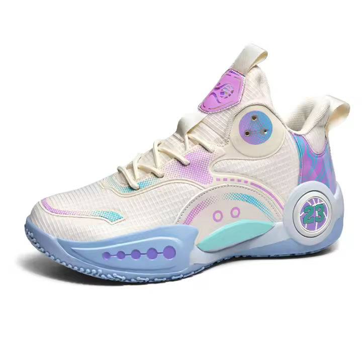 Zapatillas de baloncesto de alta calidad para hombre, calzado deportivo antideslizante para correr y caminar, a la moda - 1