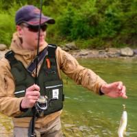 Chaleco de Flotación Profesional para Hombres Traje de Pesca Marino Ajustable con Múltiples Bolsillos Impermeable y Portátil - details 5