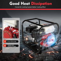 Bomba de Agua de Motor de Gasolina de 6.5HP Renderimiento Estable, Duradero, Práctico para Riegue y Piscina Material de Aluminio, Hierro, Plástico - details 5
