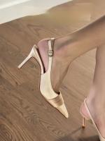 Sandalias de Tacón Alto para Mujer Verano 2025 Diseño de Punta en Pico, Elegante y Formal - details 6