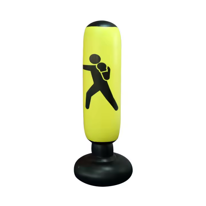 Bolsa de Golpe Inflable para Niños 160cm, Equipo de Entrenamiento de Karate y Kickboxing con Gloves de Boxeo y Bomba de Aire - 1