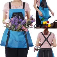 Delantal de bolsillo grande para recoger al aire libre, delantal de cosecha de liberación rápida para jardinería, herramientas de mochila, delantal, bolsa para recoger - details 3