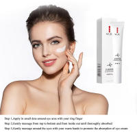 Crema para los Ojos con Nicotinamida Desvanecimiento de Ojeras Sérum Hidratante con Ácido Hidrocórico Gel de Cuidado de los Ojos contra Hinchazón - details 1
