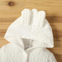 Bodysuit De Invierno Para Bebé Recién Nacido Niño Y Niña Con Capucha Camiseta Larga Suéter Romper Unisex Ropa Cálida Para Otoño E Invierno - details 7