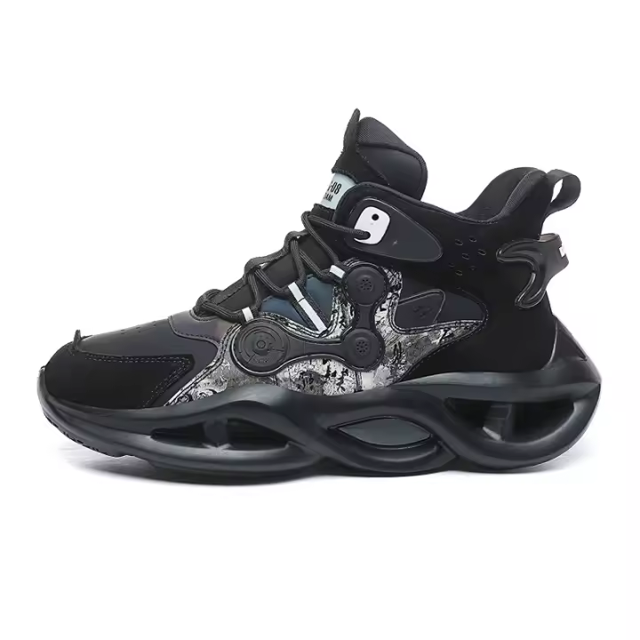 Nuevos zapatos de papá de caña alta, zapatos de baloncesto versátiles, zapatos de hombre de gran tamaño, oda casual al aire libre. - 1