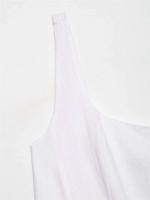 Elegante Vestido Midi Blanco sin Mangas Verano 2025 Moda Pura y Estilizada con Lazos - details 5