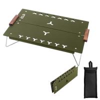 Mesa pequeña de Picnic plegable, mesa de Metal plegable de aleación de aluminio para parrilla, barbacoa y cocina al aire libre - details 4