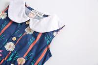 -Ropa de Verano de Algodón para Bebe, Body de Recién nacido Lindo, Sin Mangas, Princesa, Niño pequeño - details 5