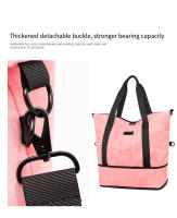 Bolsa de Viaje Ligera y Impermeable Unisex para Deportes y Yoga Almacenamiento Multifuncional con Exterior de Poliéster Bolsa de Viaje Corta a Distancia - details 17