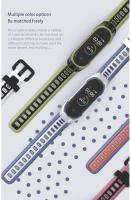 Mi Band 8 7 6 5 4 3 Correa de muñeca para Mi Smart Band 8 Correa NFC versión Global pulsera de silicona - details 4