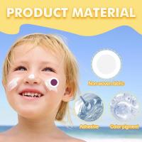 Pegatina de protección solar UV, 120 unidades, puntos de protección solar, pegatinas UV, autoadhesivas transparentes, parches soleados de detección UV para mujeres y hombres - details 11