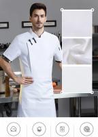 Chaqueta de Chef profesional, uniforme elástico cómodo para restaurante, abrigos de trabajo para camarero de panadería, monos de cocina delicados - details 4