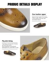Nueva moda vendedora caliente para los hombres, zapatos de alta calidad con cierre de correa de cuero en capas, zapatos de hombre - details 8