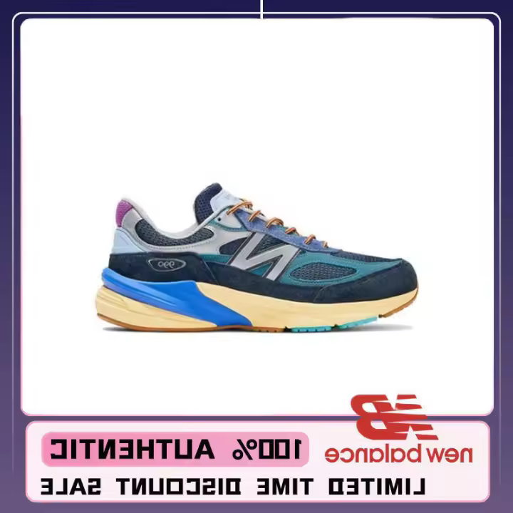 LETEN 【100% AUTÉNTICO】 NB 990 V6 Azul "ZAPATOS DEPORTIVOS M990AC6 CUANTIDAD LIMITADA + MIENTRAS DURARAN LOS STOCKS Pegatinas de pared - 1