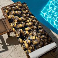 M-Minions-piscina de dibujos animados para playa, arena portátil de secado rápido, manta de natación para viajes al aire libre, estera fina, Toalla de baño - details 4