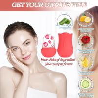 Scttomon Rodillo de Hielo de Silicona Reutilizable Molde de Hielo en Forma de Rosa para Cuidado de la Piel Facial Masajeador de Rollo de Hielo para Ojos y Cuello - details 2