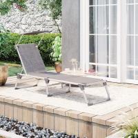 Silla de Senderismo Tumbona Reclinable Plegable, Ligera, 55 x 193 x 31 cm, Carga 150 kg - details 8