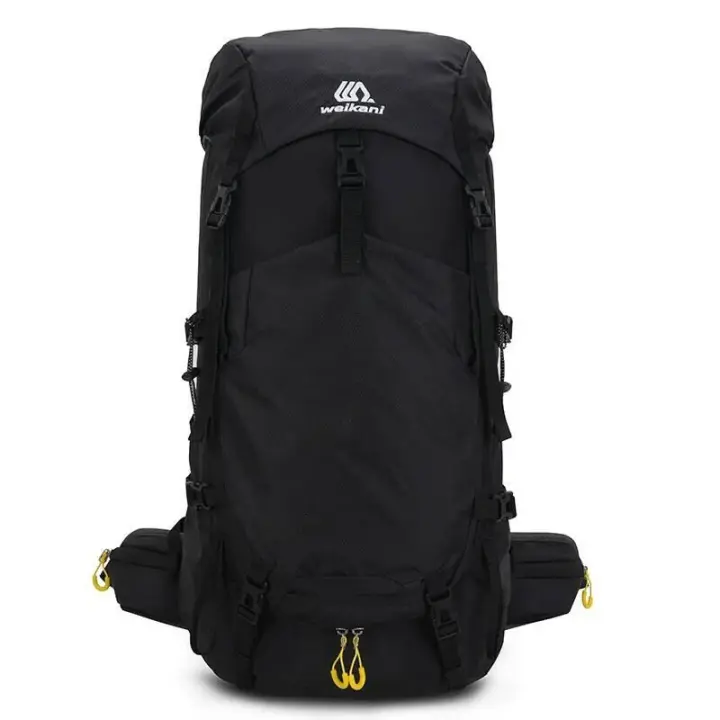 Bolsa de montañismo Mochila de escalada para acampar con cubierta para la lluvia, gran capacidad, deportes al aire libre, senderismo, montañismo, paquete de hidratación - 1