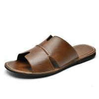 Novedad Verano 2024 Sandalias de Cuero para Hombre Zapatos Transpirables para Playa y Exteriores con Suela Plana y Abrecha - details 8