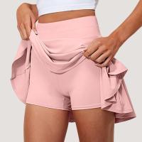 Verano Mujer Sprints tenis baile Fiess corto juvenil de secado rápido sólido forro femenino cintura alta Mini faldas pantalones cortos - details 30