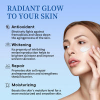 Crema facial de glutatión con ácido kójico, antioxidante suavizante, reduce la melanina oscura, brillo hidratante, adecuada para - details 5