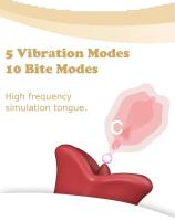 Leten-vibrador bucal para adultos, juguetes para mujeres, lamiendo la lengua, chupando, vibración, clítoris Anal, pezón, juguete sexual femenino 18+ - details 4
