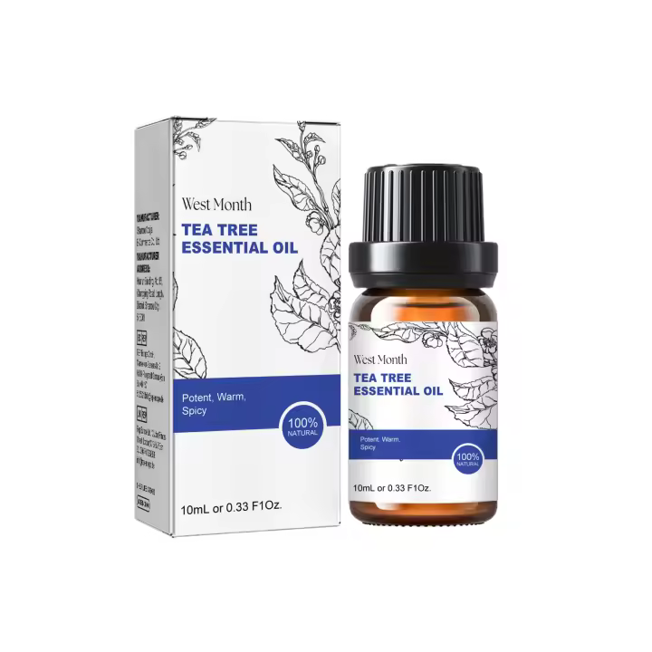 Esencia de árbol de té para reparación de uñas, hidratante para la piel Facial, fijación de cabello denso, aceite esencial multiefecto - 1