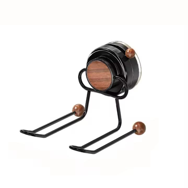 Soporte para secador de pelo con ventosa de hierro, estante de almacenamiento para secador de pelo reutilizable montado en la pared, colgador para secador de pelo sin perforaciones, ahorro de espacio - 1