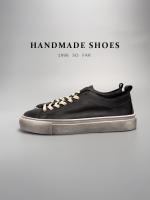 Zapatos hechos a mano retro de la vieja moda casual, zapatos de cuero de vaca de primera capa transpirable. - details 22
