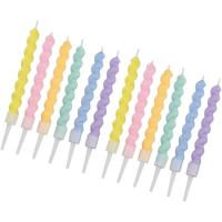 Velas Espirales para Pastel de Cumpleaños 6/12/48pcs Ideal para Bodas, Fiestas y Decoración de Tartas - details 30