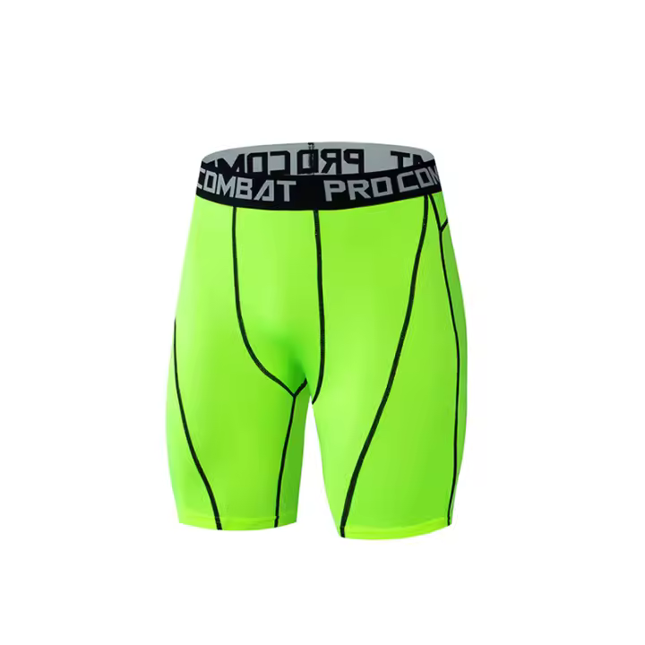 Pantalones cortos De Fitness Para Hombre Pantalones Compresión Elásticos De Gimnasio Y culturismo medias Musculares Skinny Leggings - 1