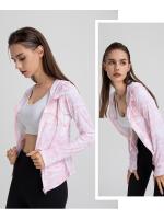 Ropa con capucha y cremallera para mujer, Anti-UV50 de bolsillo con protección UV para correr al aire libre, protector solar para Fitness - details 6