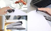 Grapadora de escritorio Eagle, con 1000 grapas gratis, hasta 20 hojas, quitapuntas incorporado, suministros de encuadernación para escuela y oficina - details 6