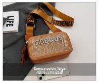 Bolso de hombro individual, nueva moda, versátil, con letras, informal, bolso cruzado, bolso para cámara, bolso cuadrado pequeño - details 7