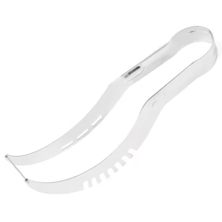 Cortador de sandía de acero inoxidable, cortador de frutas práctico resistente para canaloupe, Papaya - 1