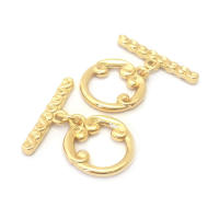 Pulsera de Tirantes Geométricos de Latón Dorado 18K Clasps para Hacer Joyería DIY - details 110