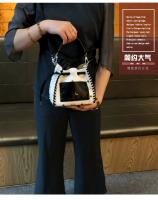 Bolso de mujer de marca de Hong Kong, impreso, de cuero genuino, bolso de cubo versátil de moda2025Nueva Bolsa Casual para Mujeres de Viaje al Aire Libre - details 8