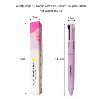 Bolígrafos de maquillaje 4 en 1 - Bolígrafos de maquillaje recargables para viajes - Kit de maquillaje portátil con delineador de ojos, cejas y labios - Belleza libre de crueldad, bolígrafos de maquillaje sin parabenos - details 1