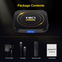 Dispositivo de TV inteligente HK1 RBOX H8S, decodificador con Android 12, Allwinner H618, 2,4G, 5G, Wifi Dual, reproductor multimedia, 4GB, 64 GB, 32GB - details 8
