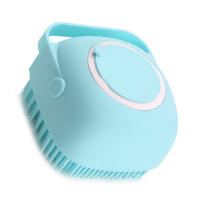 Cepillo de baño de silicona suave para perros y gatos, limpieza de aseo, ducha - details 3