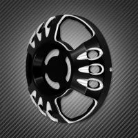 Motorcycle Front Black Speaker Grill Masks Horn Cover For Harley Sportster XL 1200 883 Iron Super Low Roadster Forty Eight 96-22 - details 15