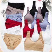 Conjunto de Top Sin Costuras para Mujer Cintura Baja, Sin Cable, Traje Trasero, Sujetador Recubierto - details 2