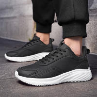Zapatillas de deporte con amortiguación de cuero zapatos para correr casuales ligeros para hombres zapatos para hombres de otoño e invierno - details 16