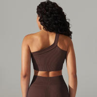 Hamidou-Sujetador deportivo Sexy para mujer, sostén de Yoga para Fitness, espalda hermosa, sujetador para correr a prueba de golpes, chaleco de hombros inclinados, Tops de entrenamiento para gimnasio - details 12